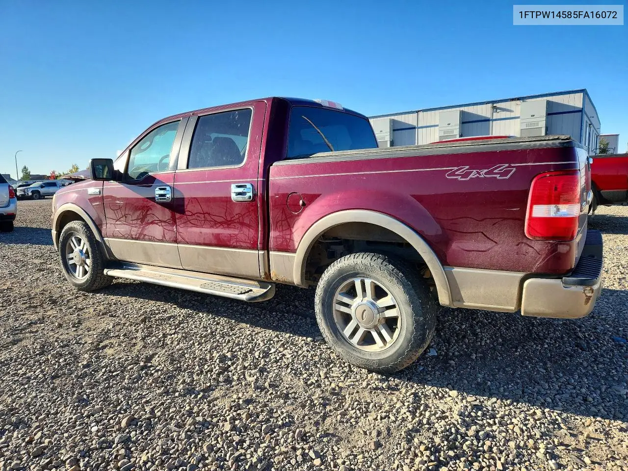 2005 FORD F-150 VIN 1FTPW14585FA16072 — фото 2