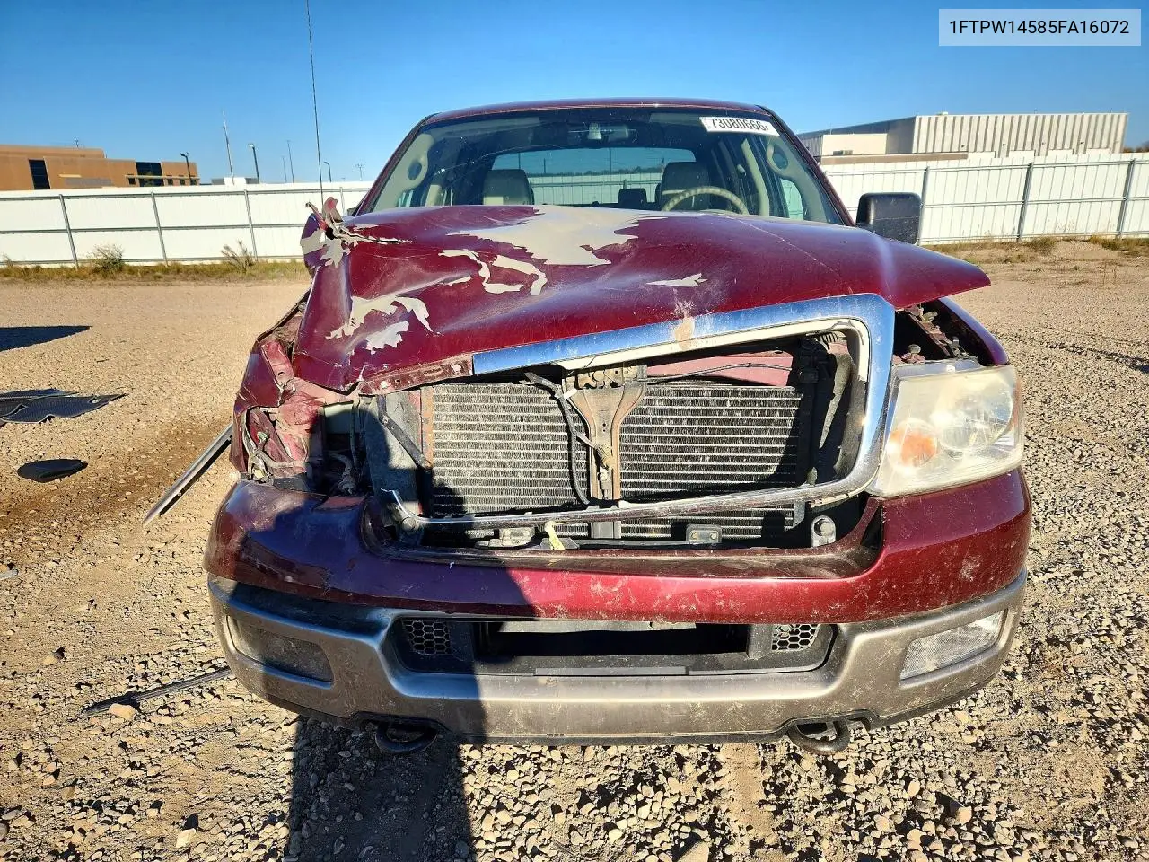 2005 FORD F-150 VIN 1FTPW14585FA16072 — фото 5