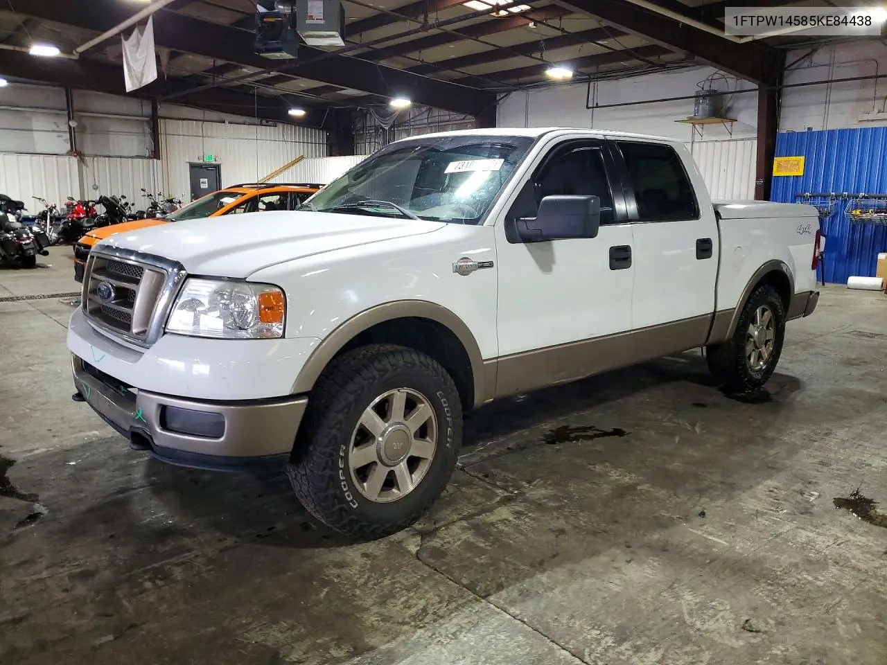 FORD F-150 2005, VIN 1FTPW14585KE84438