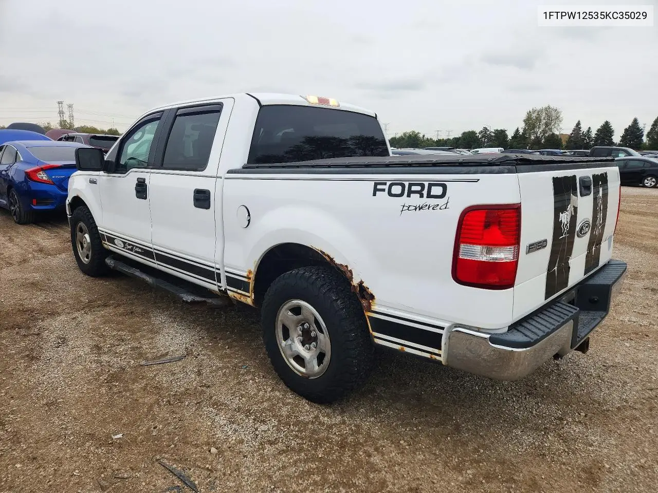2005 FORD F-150 VIN 1FTPW12535KC35029 — фото 2
