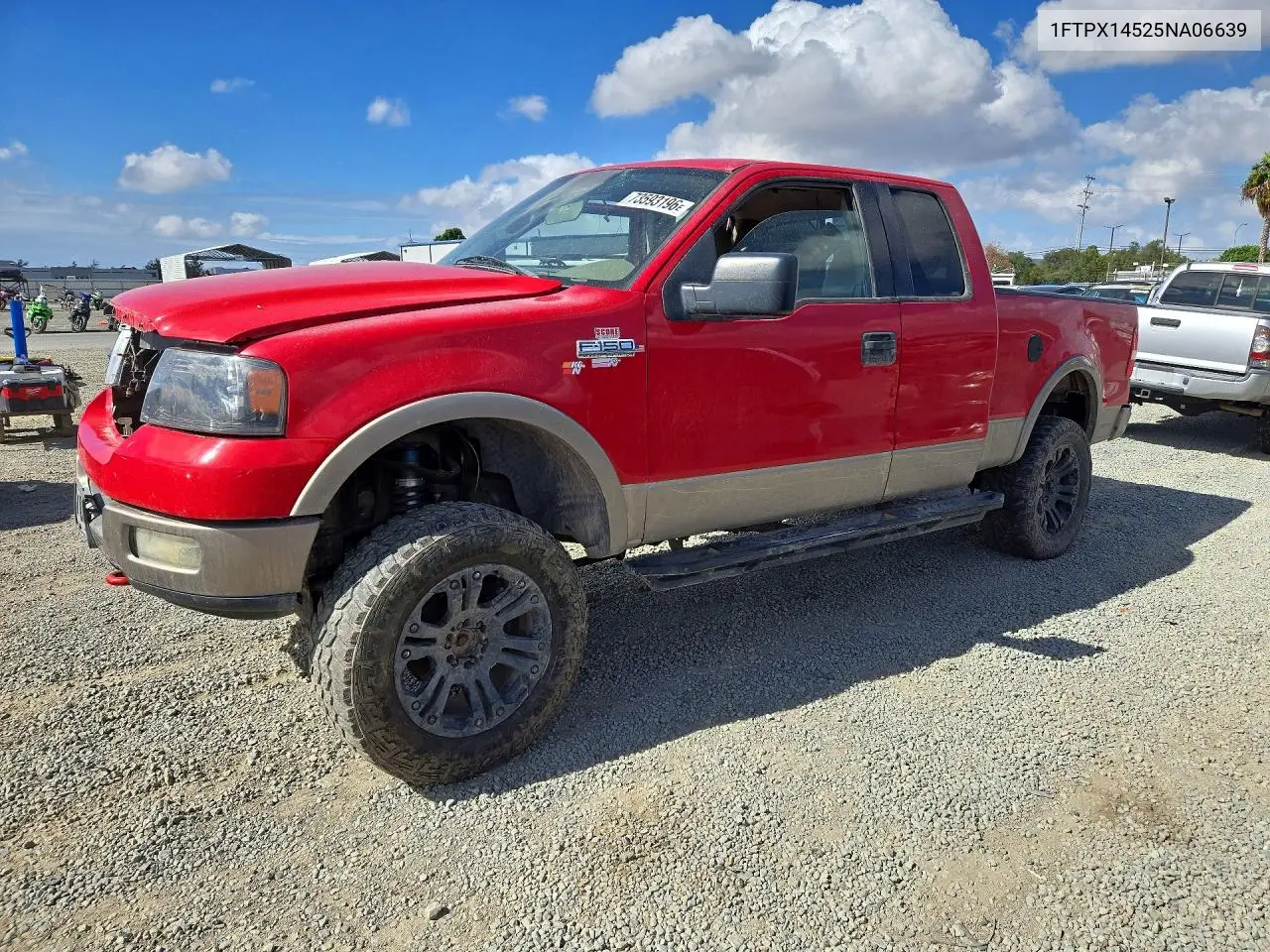 FORD F-150 2005, VIN 1FTPX14525NA06639