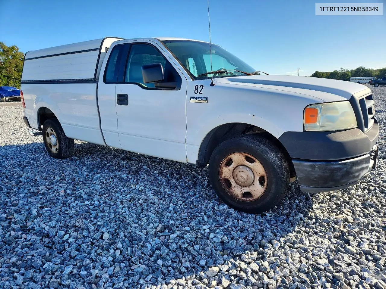FORD F-150 2005, VIN 1FTRF12215NB58349