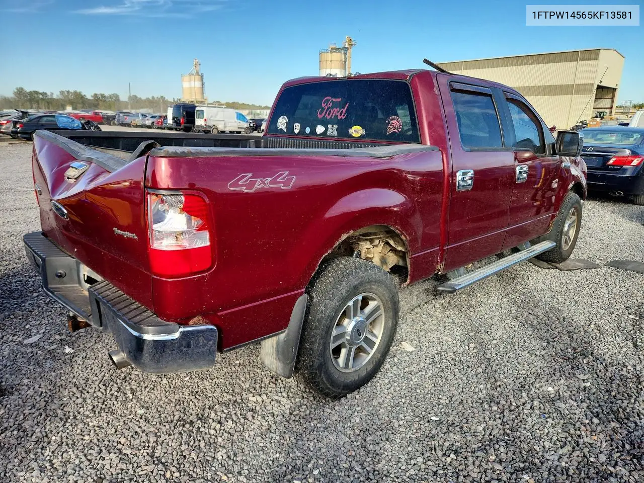 2005 FORD F-150 VIN 1FTPW14565KF13581 — фото 3