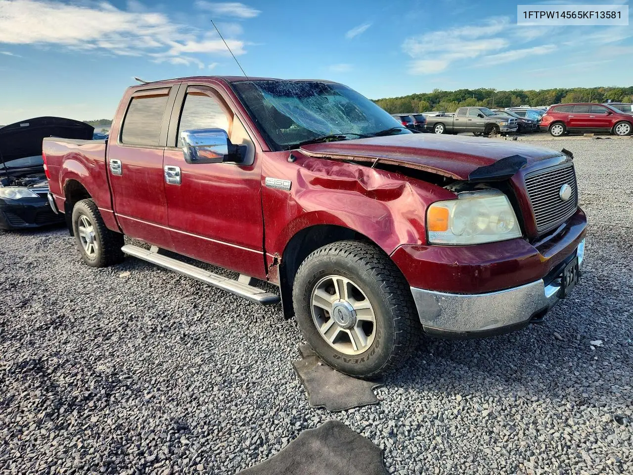 2005 FORD F-150 VIN 1FTPW14565KF13581 — фото 4