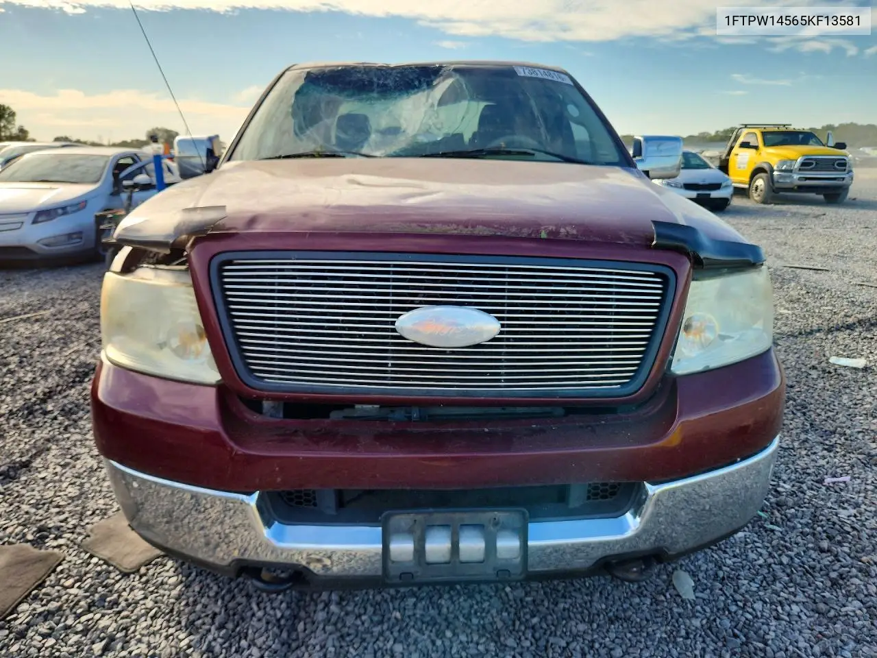 2005 FORD F-150 VIN 1FTPW14565KF13581 — фото 5