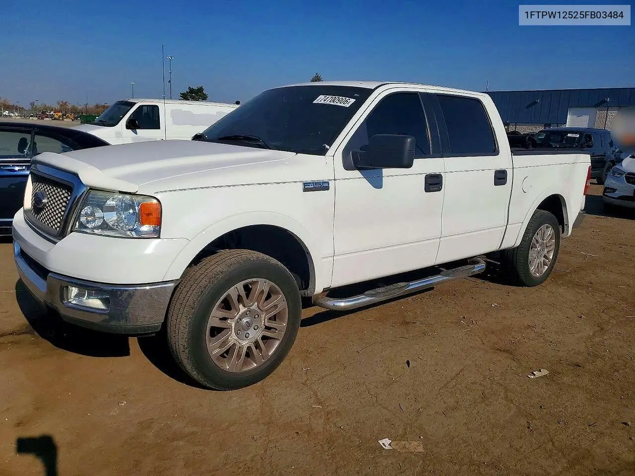 FORD F-150 2005, VIN 1FTPW12525FB03484