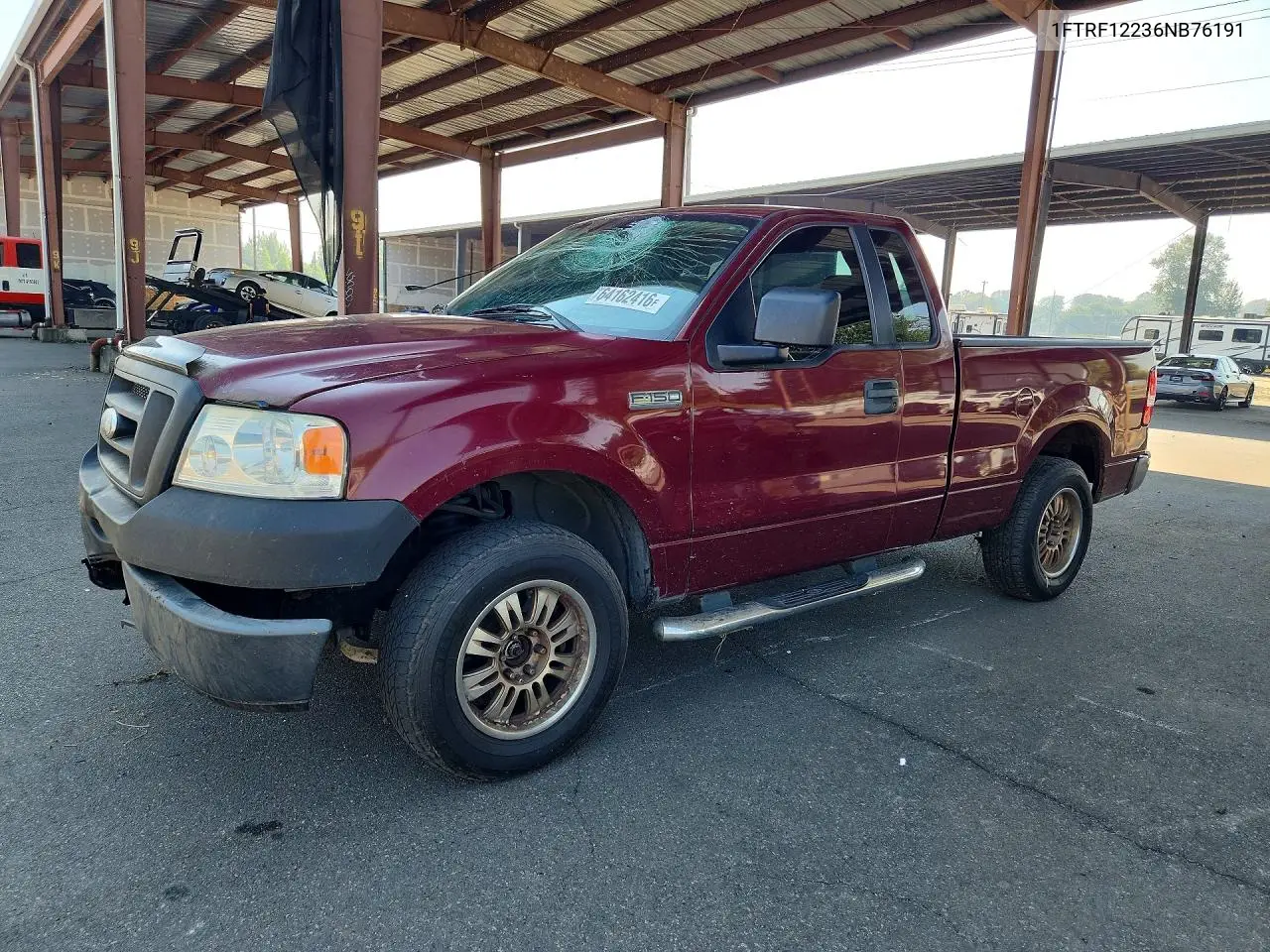 FORD F-150 2006, VIN 1FTRF12236NB76191