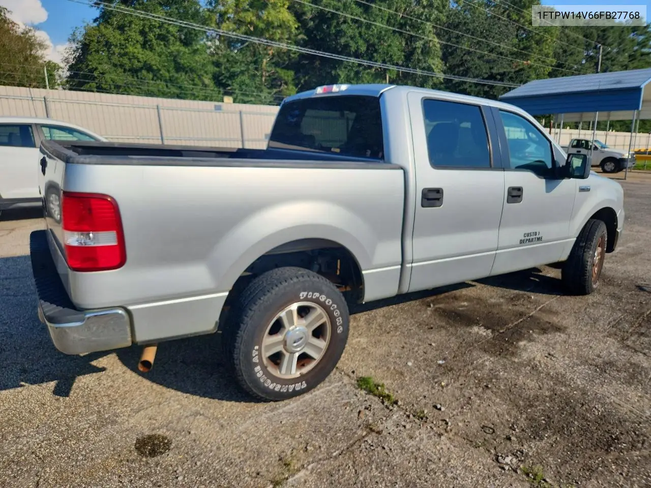 2006 FORD F-150 VIN 1FTPW14V66FB27768 — фото 3