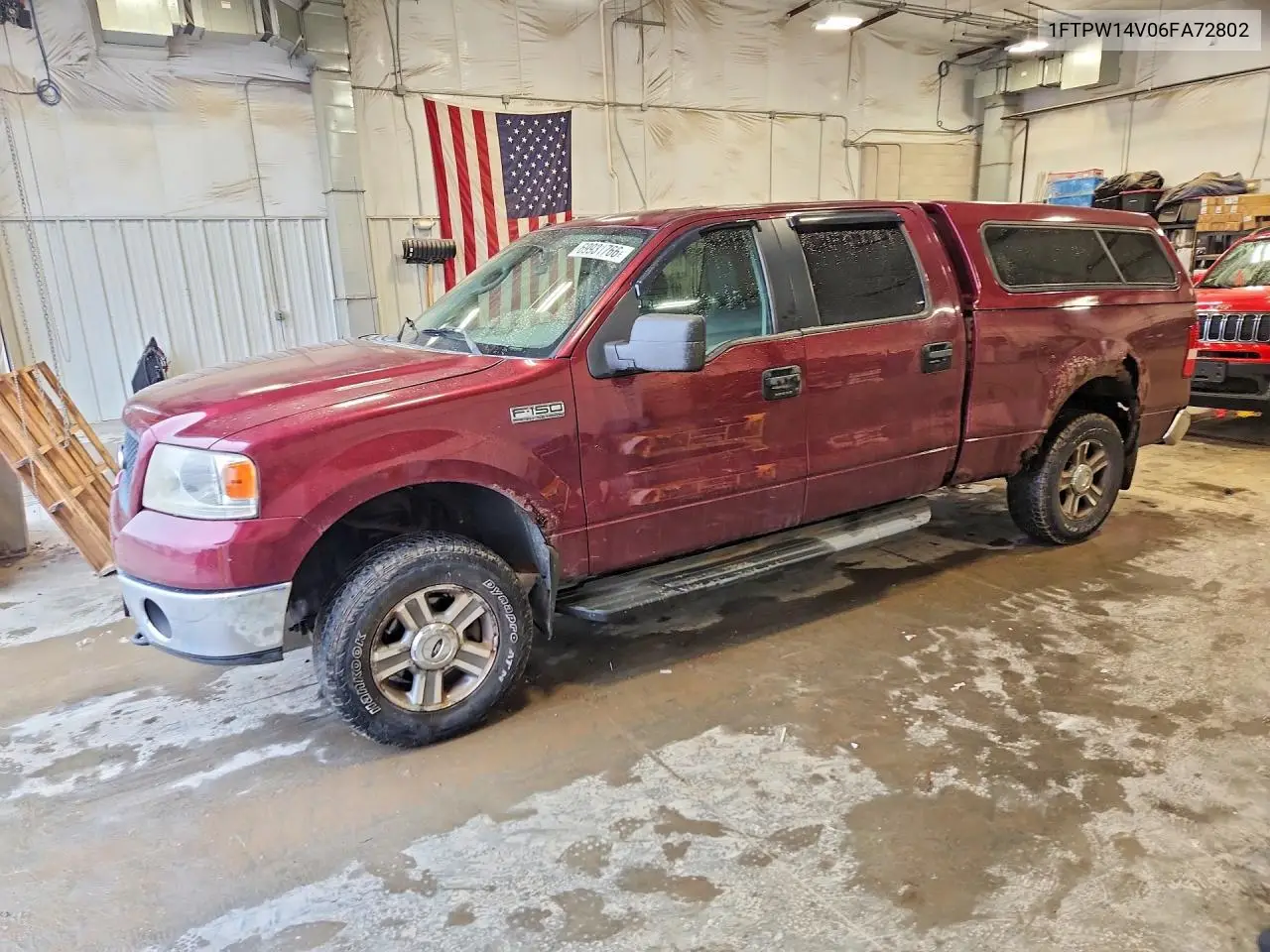 FORD F-150 2006, VIN 1FTPW14V06FA72802