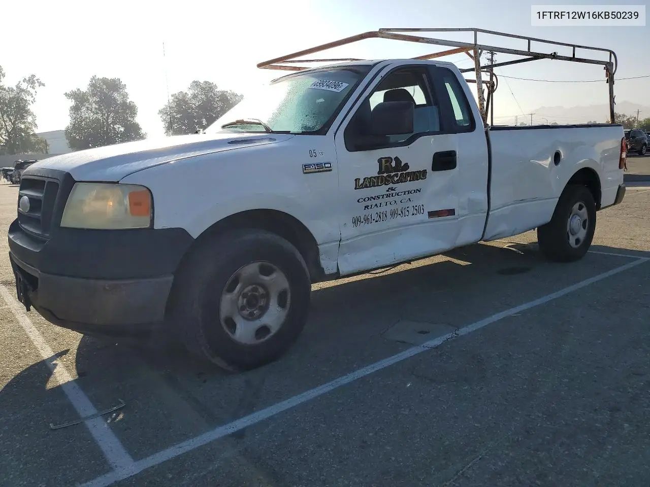 FORD F-150 2006, VIN 1FTRF12W16KB50239