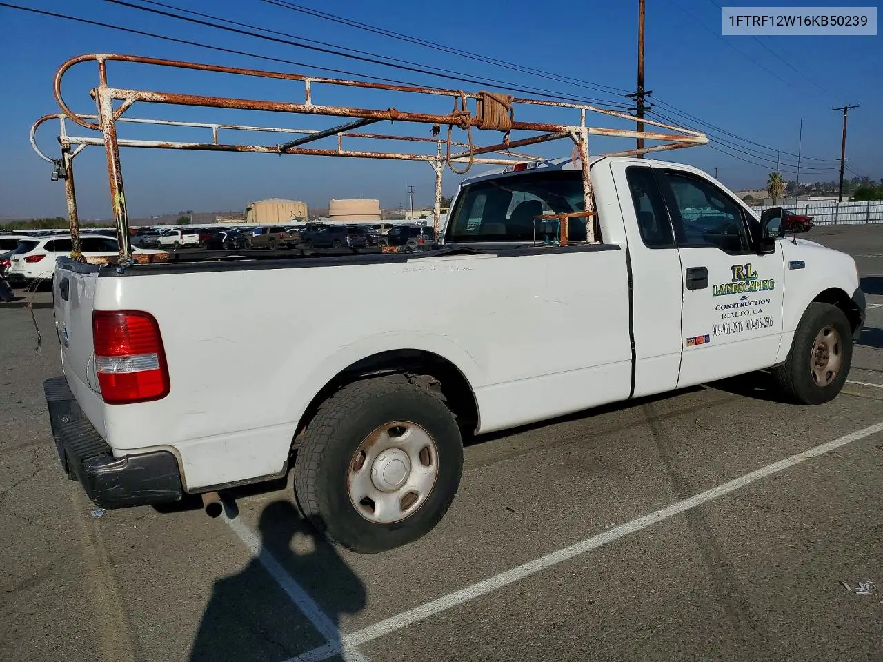 2006 FORD F-150 VIN 1FTRF12W16KB50239 — фото 3