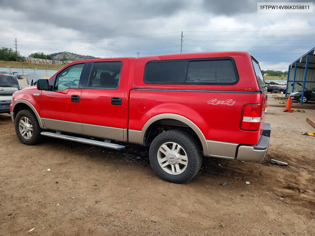 2006 FORD F-150 VIN 1FTPW14V86KD58811 — фото 2