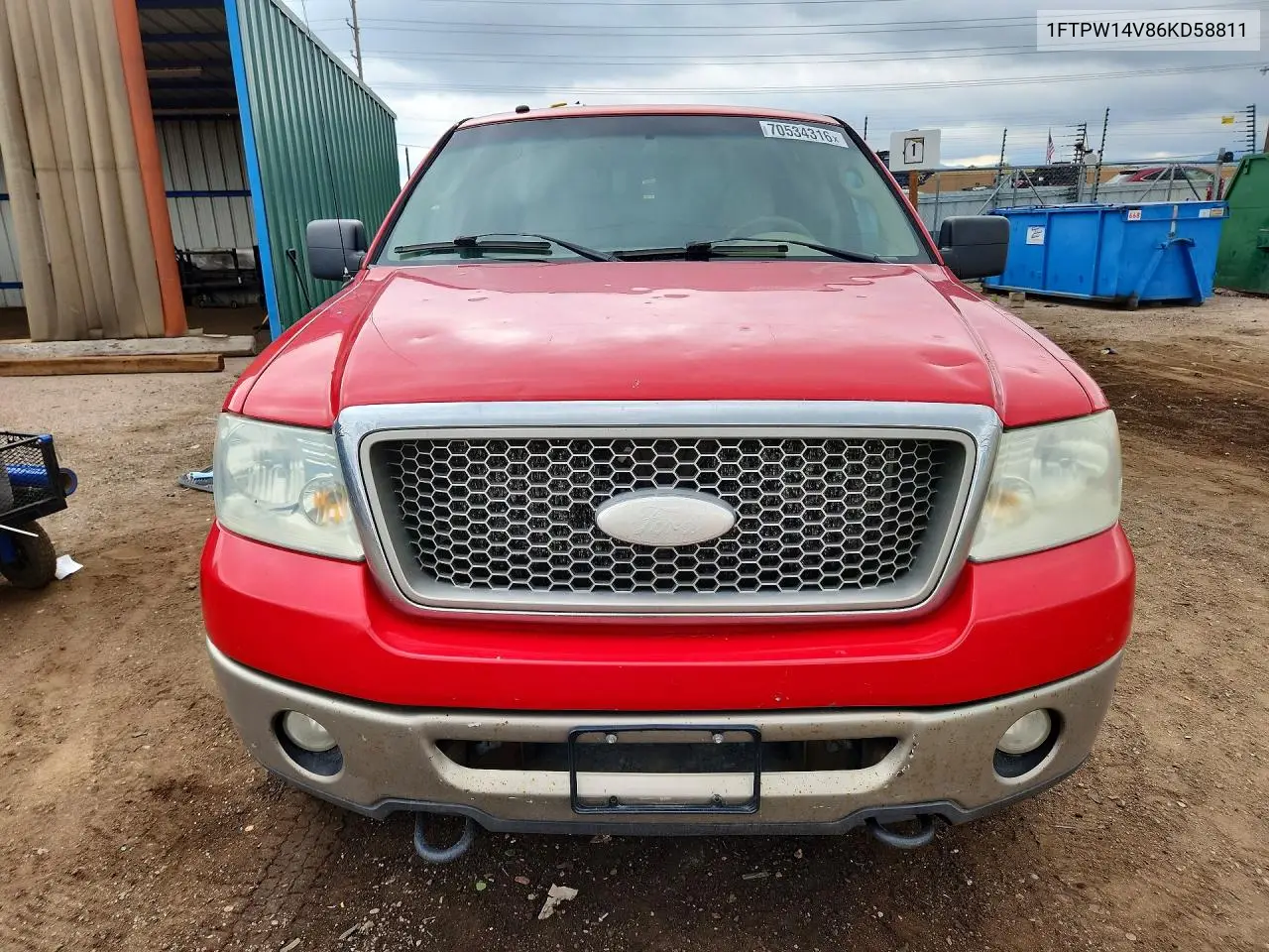 2006 FORD F-150 VIN 1FTPW14V86KD58811 — фото 5