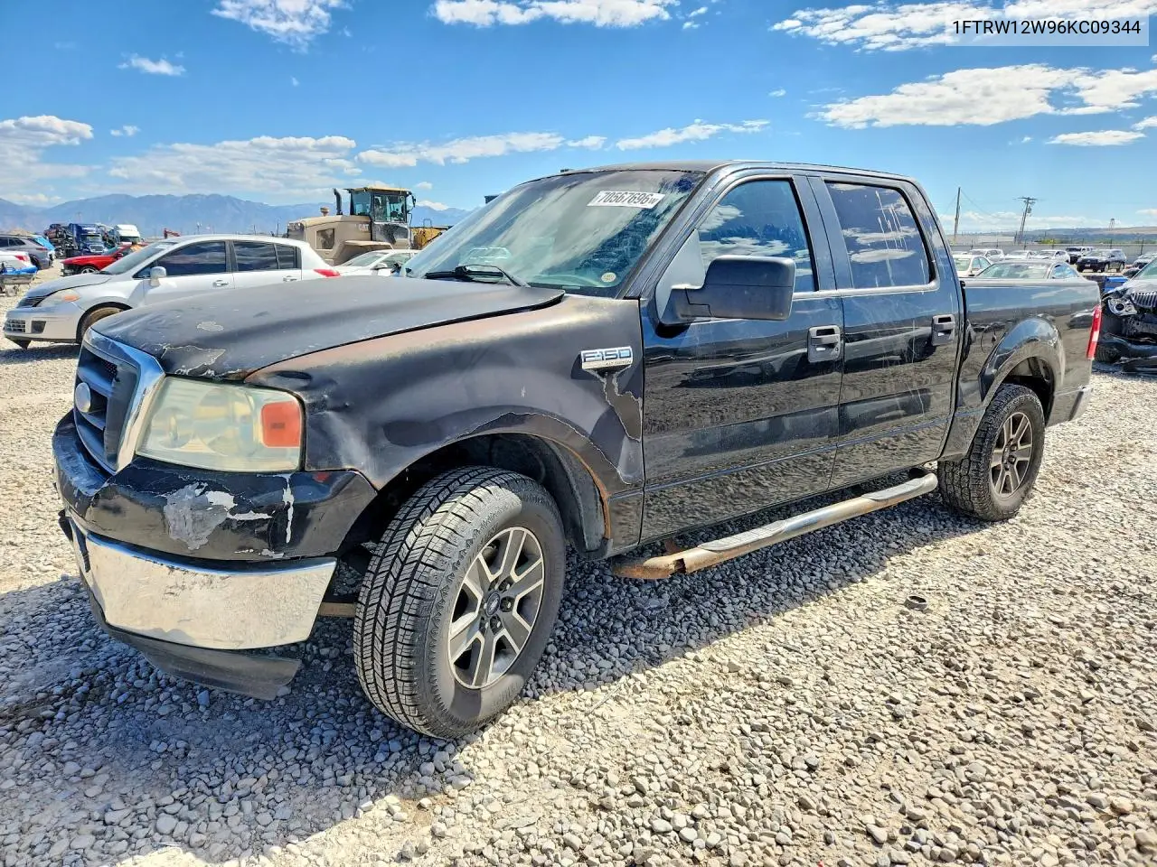 FORD F-150 2006, VIN 1FTRW12W96KC09344