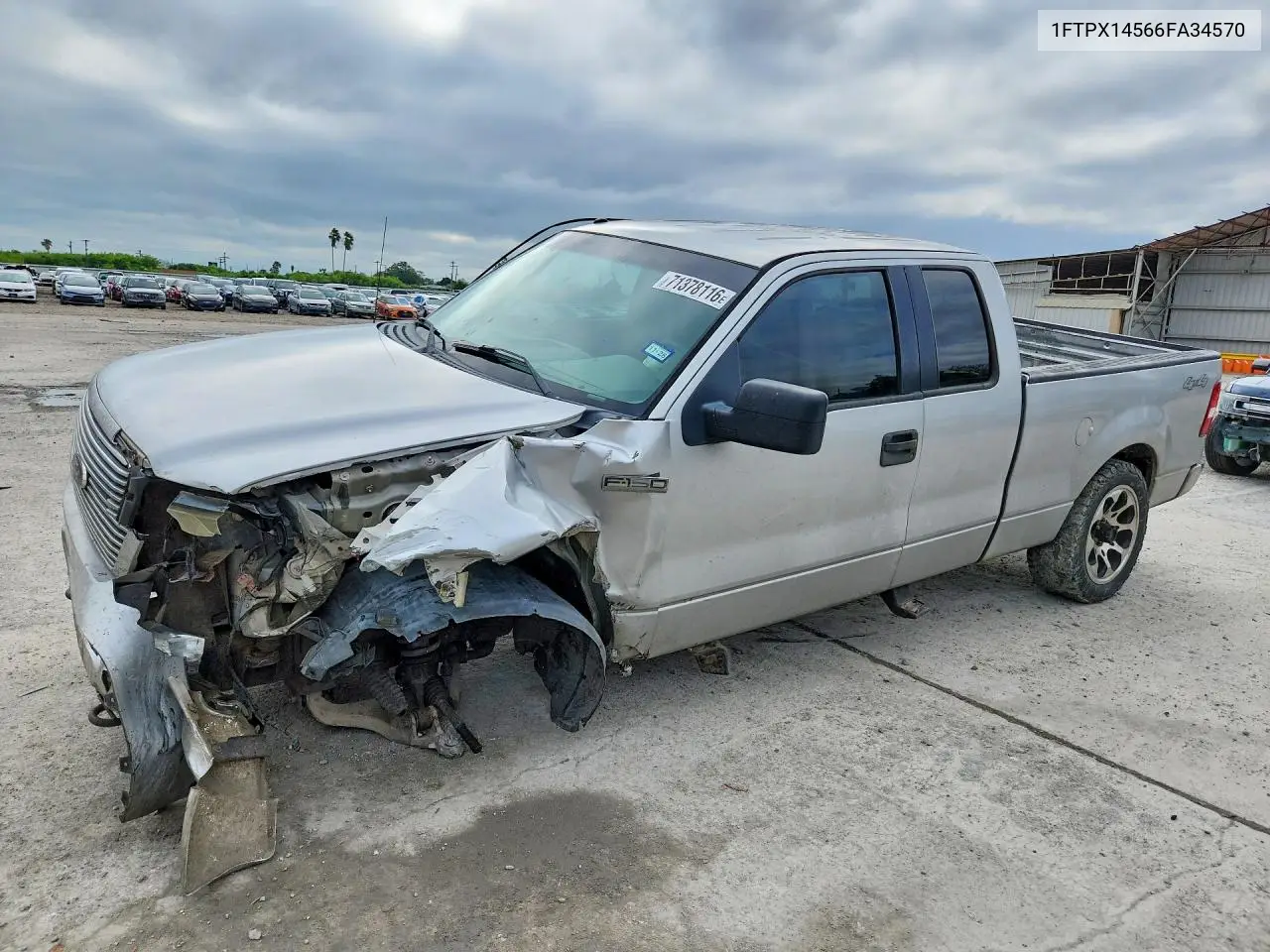 FORD F-150 2006, VIN 1FTPX14566FA34570