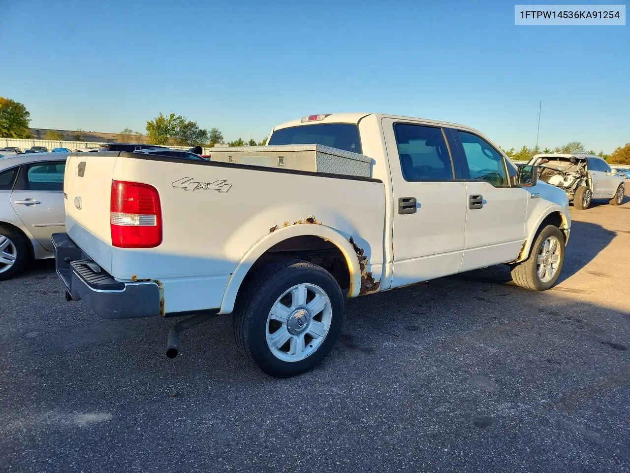 2006 FORD F-150 VIN 1FTPW14536KA91254 — фото 3