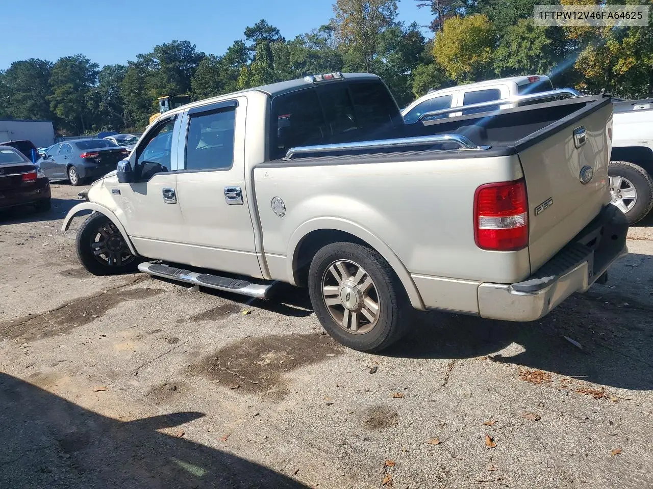 2006 FORD F-150 VIN 1FTPW12V46FA64625 — фото 2