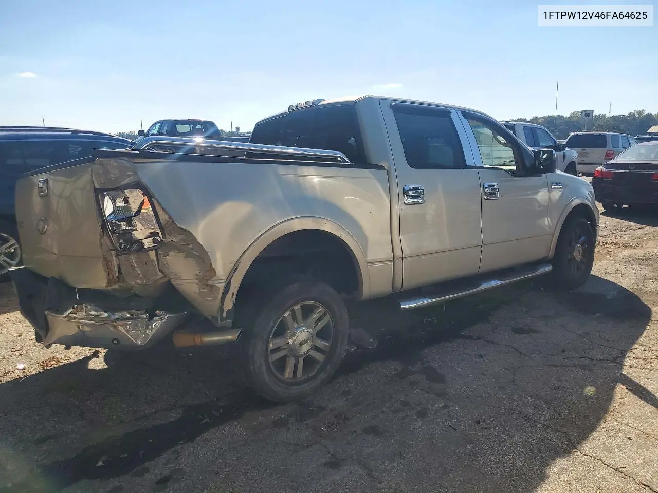 2006 FORD F-150 VIN 1FTPW12V46FA64625 — фото 3