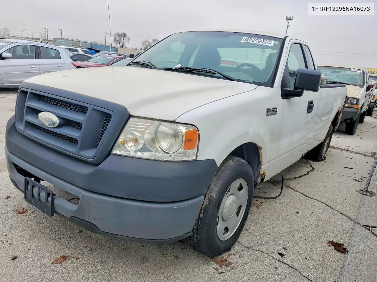 FORD F-150 2006, VIN 1FTRF12296NA16073