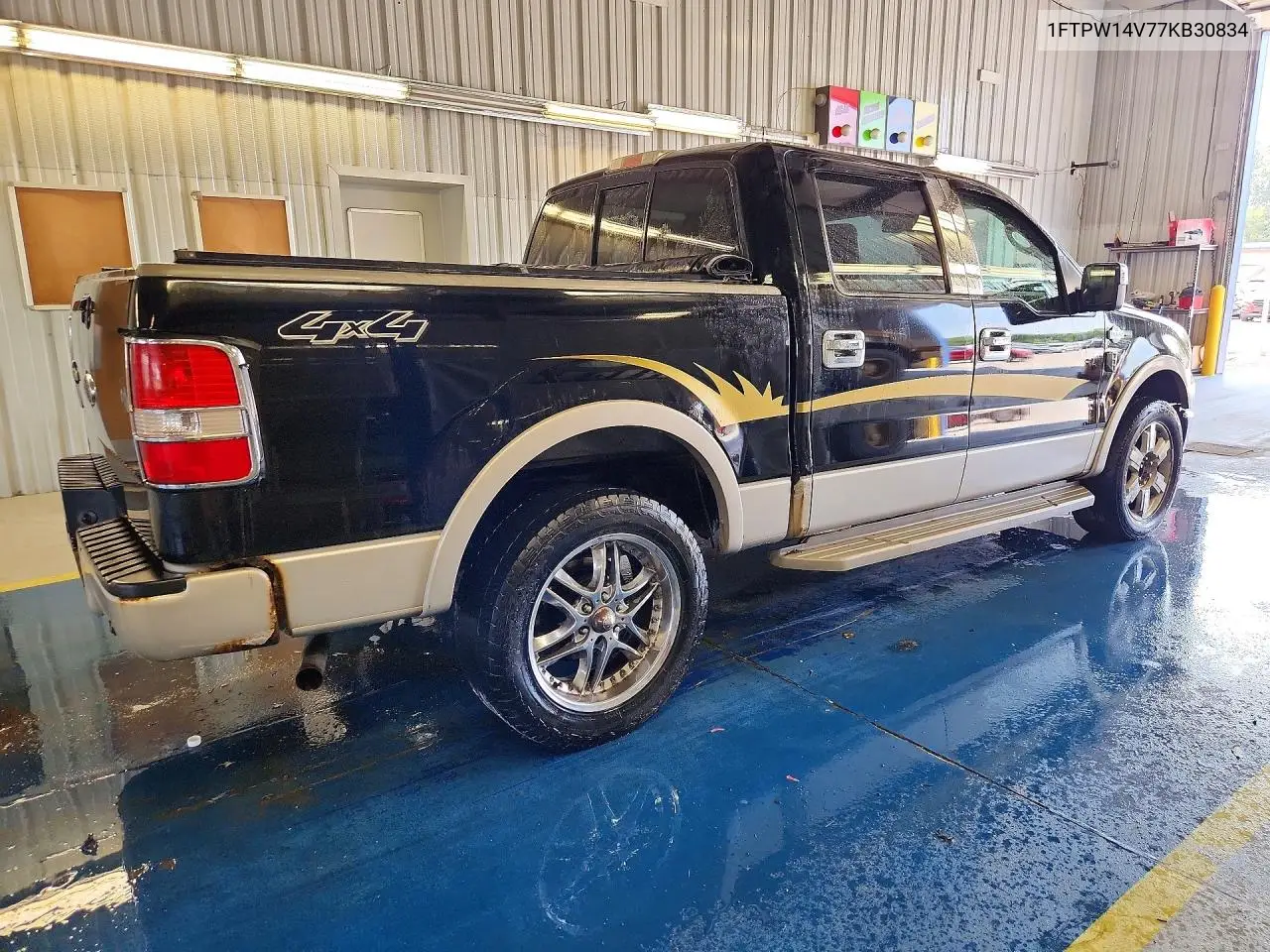 2007 FORD F-150 VIN 1FTPW14V77KB30834 — фото 3