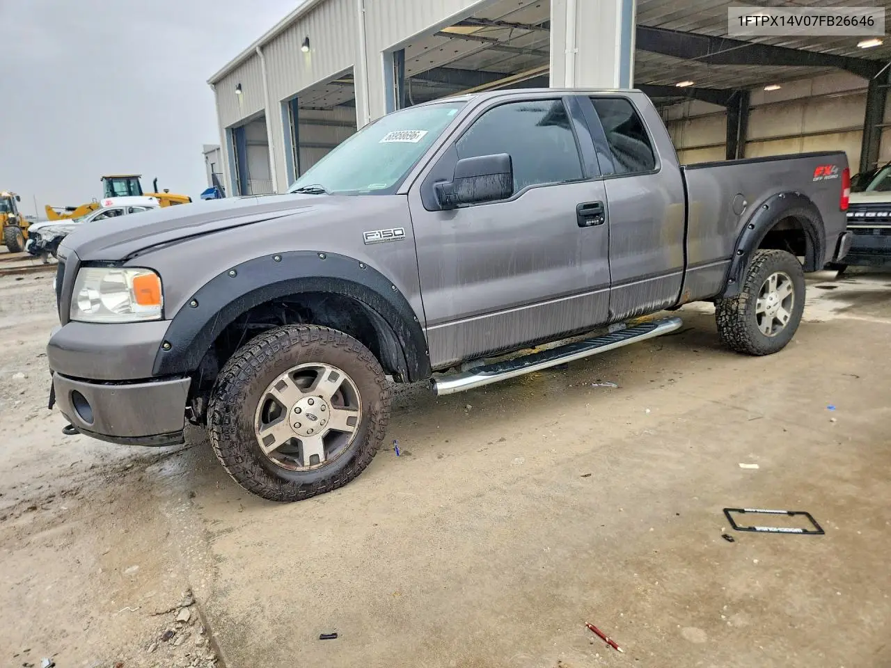 FORD F-150 2007, VIN 1FTPX14V07FB26646