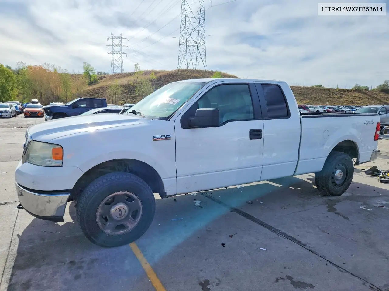 FORD F-150 2007, VIN 1FTRX14WX7FB53614