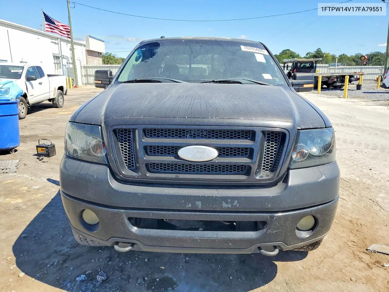 2007 FORD F-150 VIN 1FTPW14V17FA79551 — фото 5