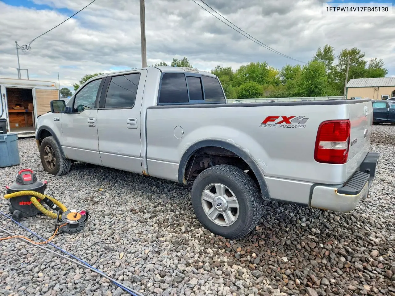 2007 FORD F-150 VIN 1FTPW14V17FB45130 — фото 2