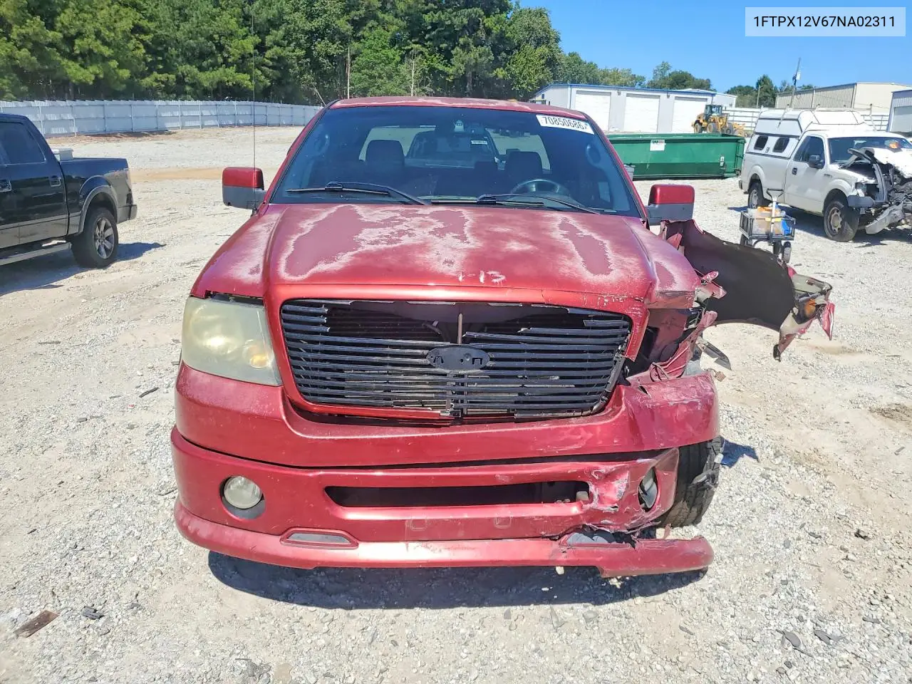 2007 FORD F-150 VIN 1FTPX12V67NA02311 — фото 5