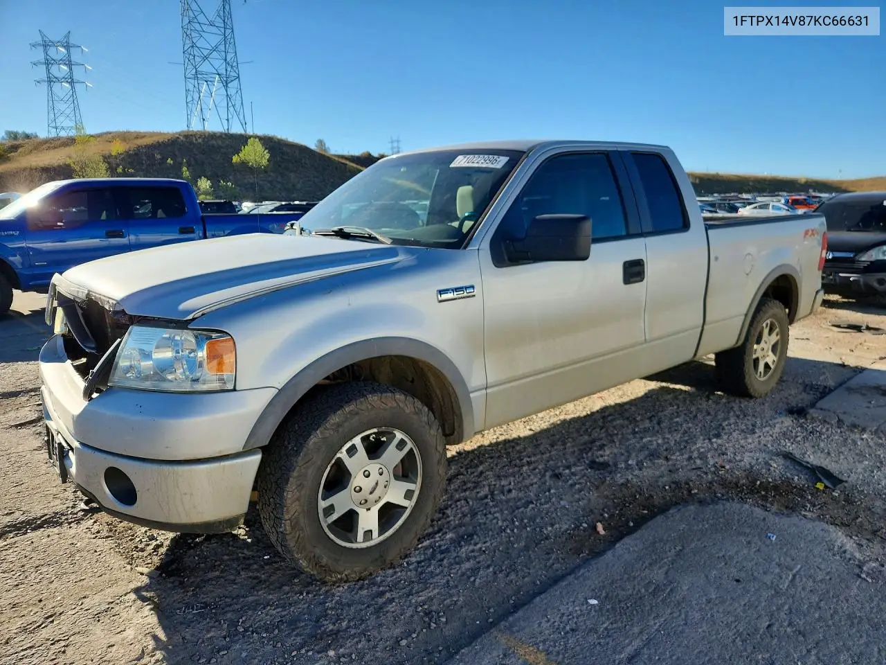 FORD F-150 2007, VIN 1FTPX14V87KC66631