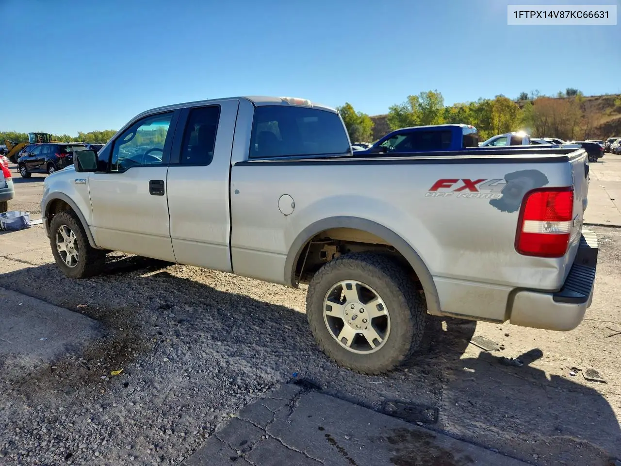 2007 FORD F-150 VIN 1FTPX14V87KC66631 — фото 2