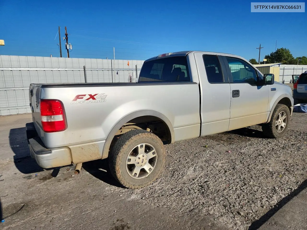 2007 FORD F-150 VIN 1FTPX14V87KC66631 — фото 3