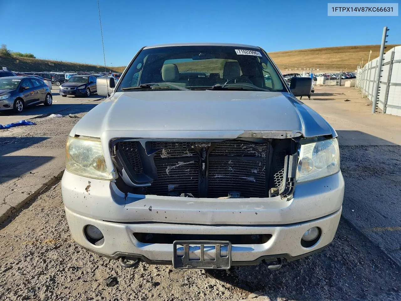 2007 FORD F-150 VIN 1FTPX14V87KC66631 — фото 5