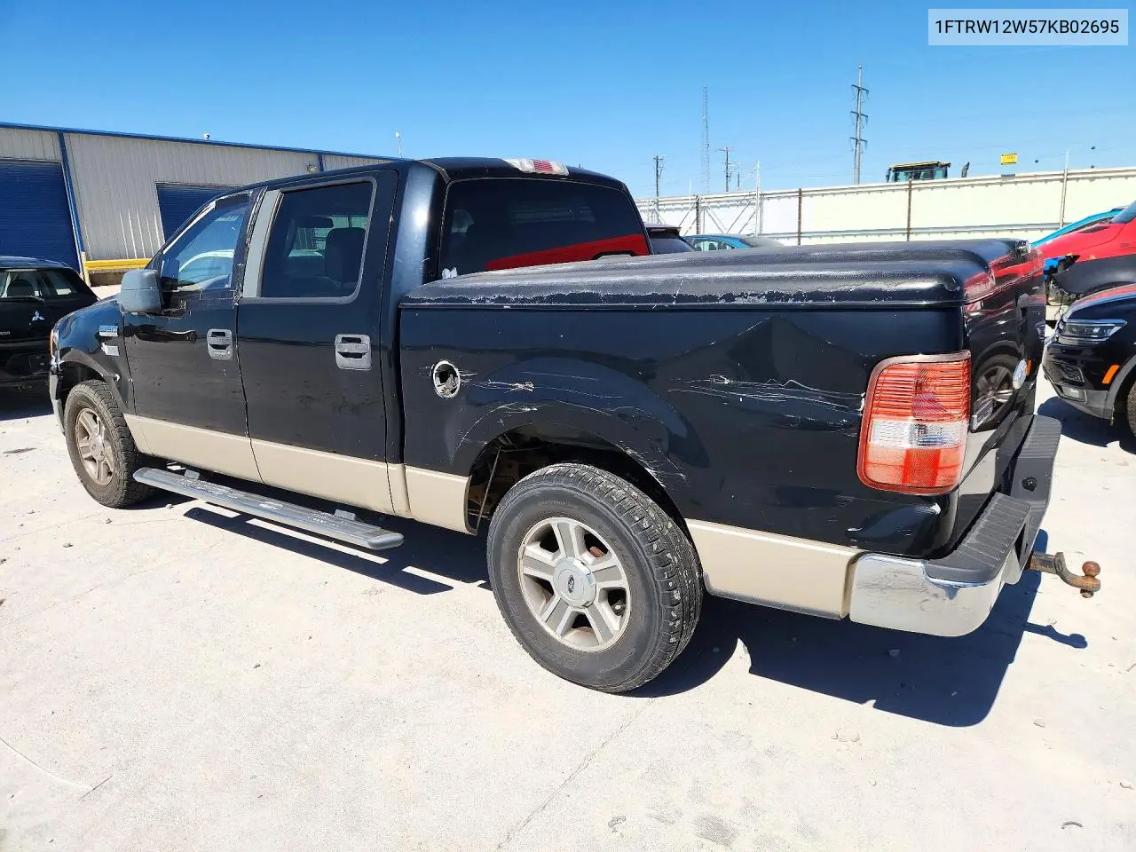 2007 FORD F-150 VIN 1FTRW12W57KB02695 — фото 2
