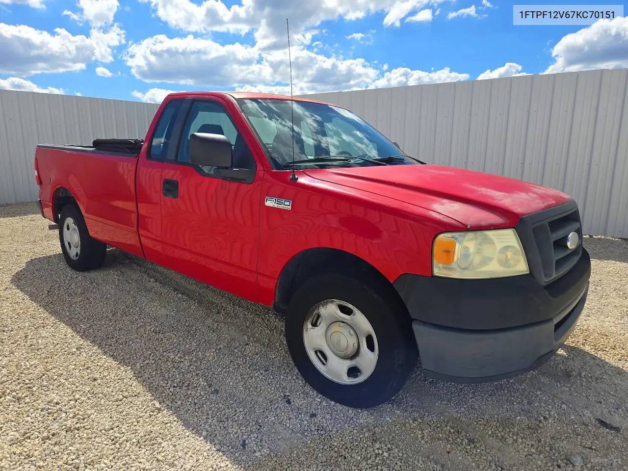 2007 FORD F-150 VIN 1FTPF12V67KC70151 — фото 4