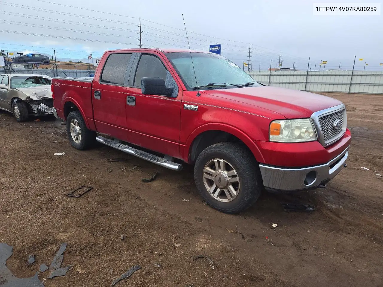 2007 FORD F-150 VIN 1FTPW14V07KA80259 — фото 4