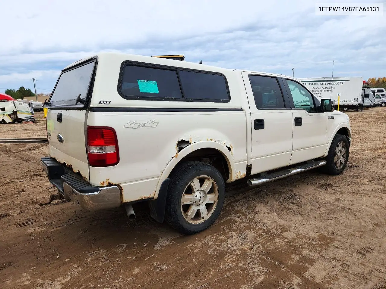 2007 FORD F-150 VIN 1FTPW14V87FA65131 — фото 3