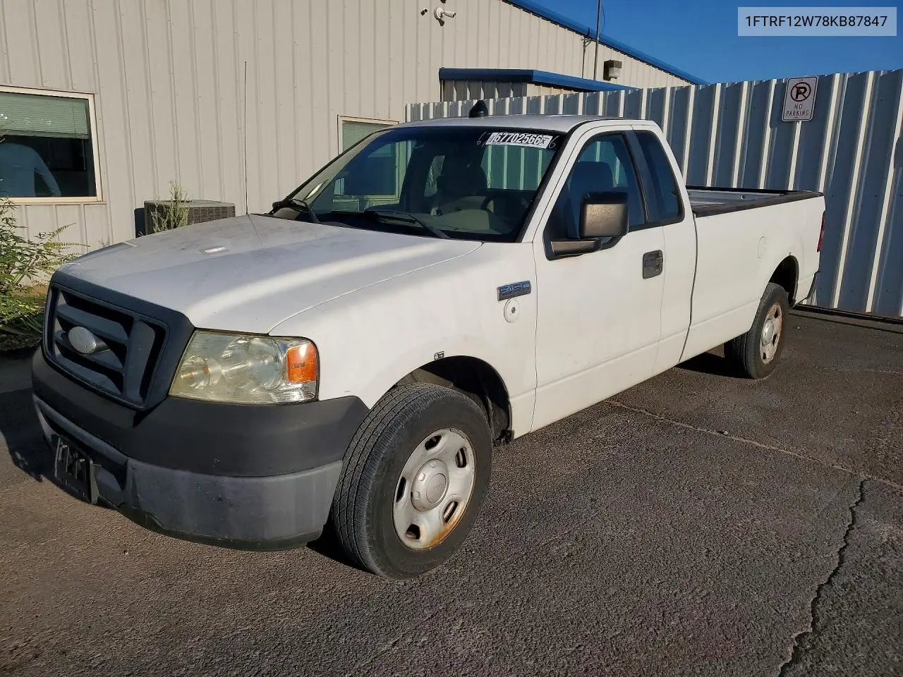 FORD F-150 2008, VIN 1FTRF12W78KB87847