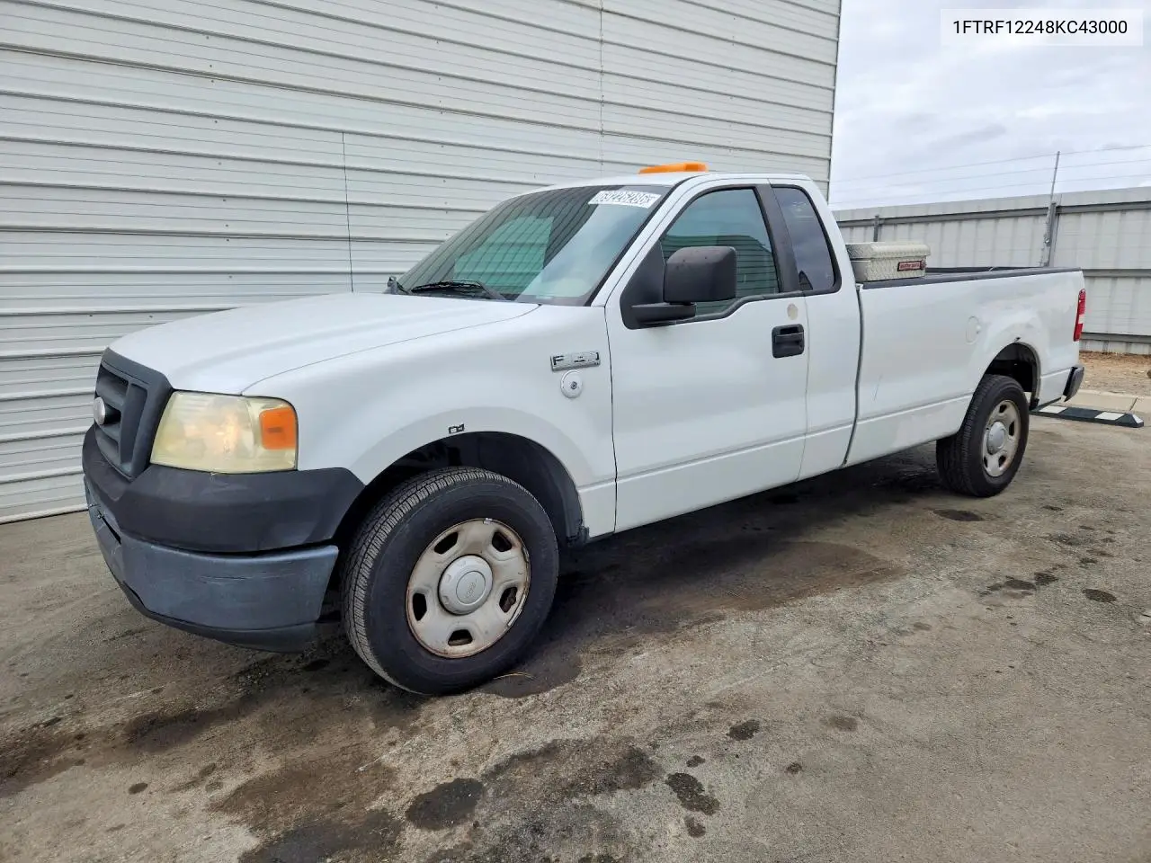 FORD F-150 2008, VIN 1FTRF12248KC43000