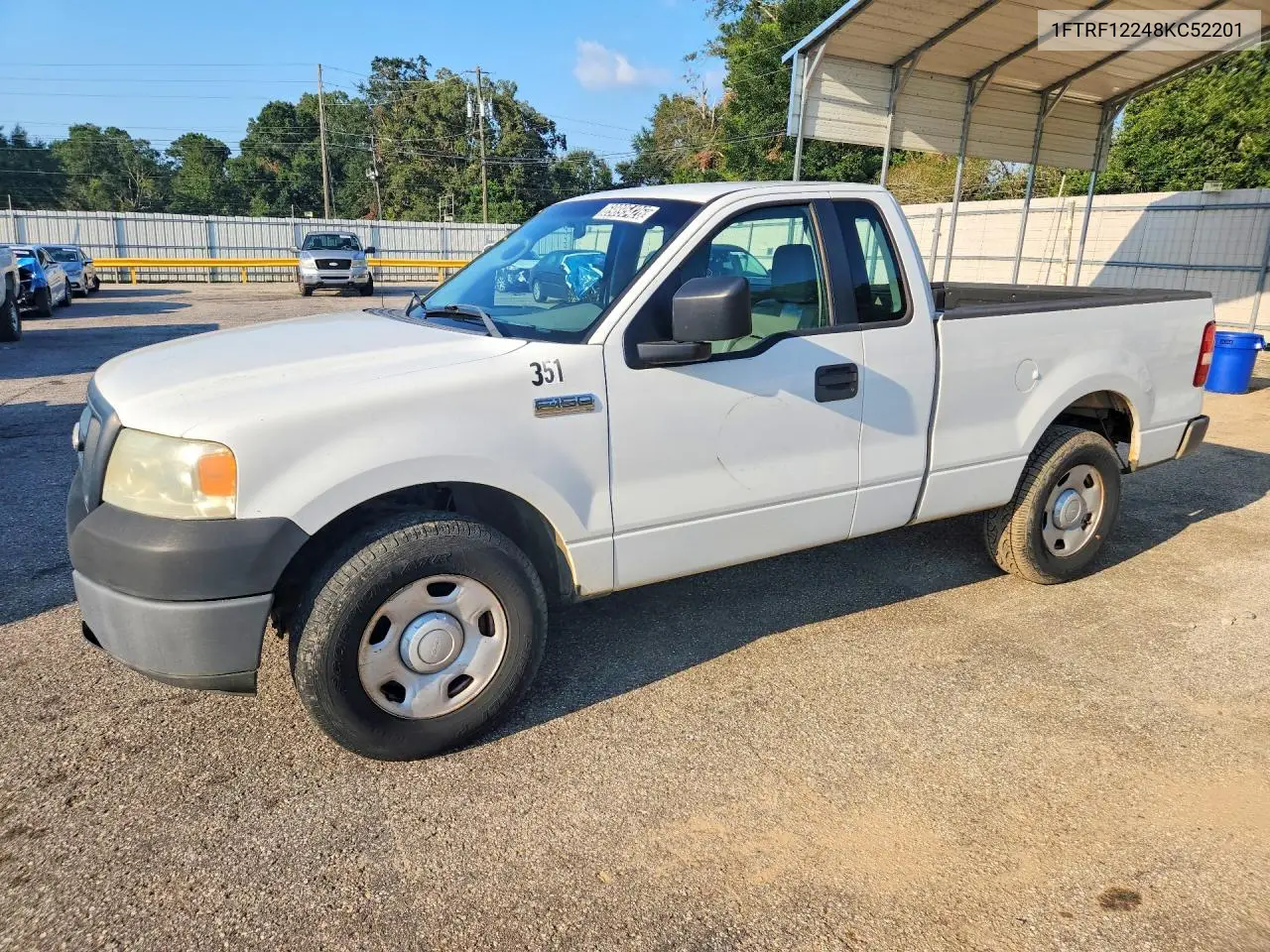 FORD F-150 2008, VIN 1FTRF12248KC52201