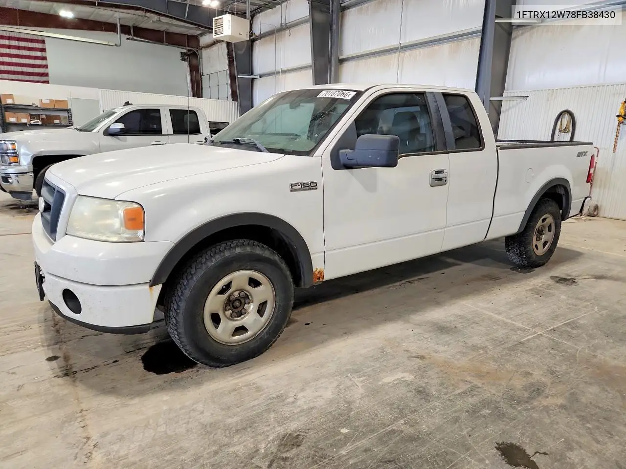 FORD F-150 2008, VIN 1FTRX12W78FB38430