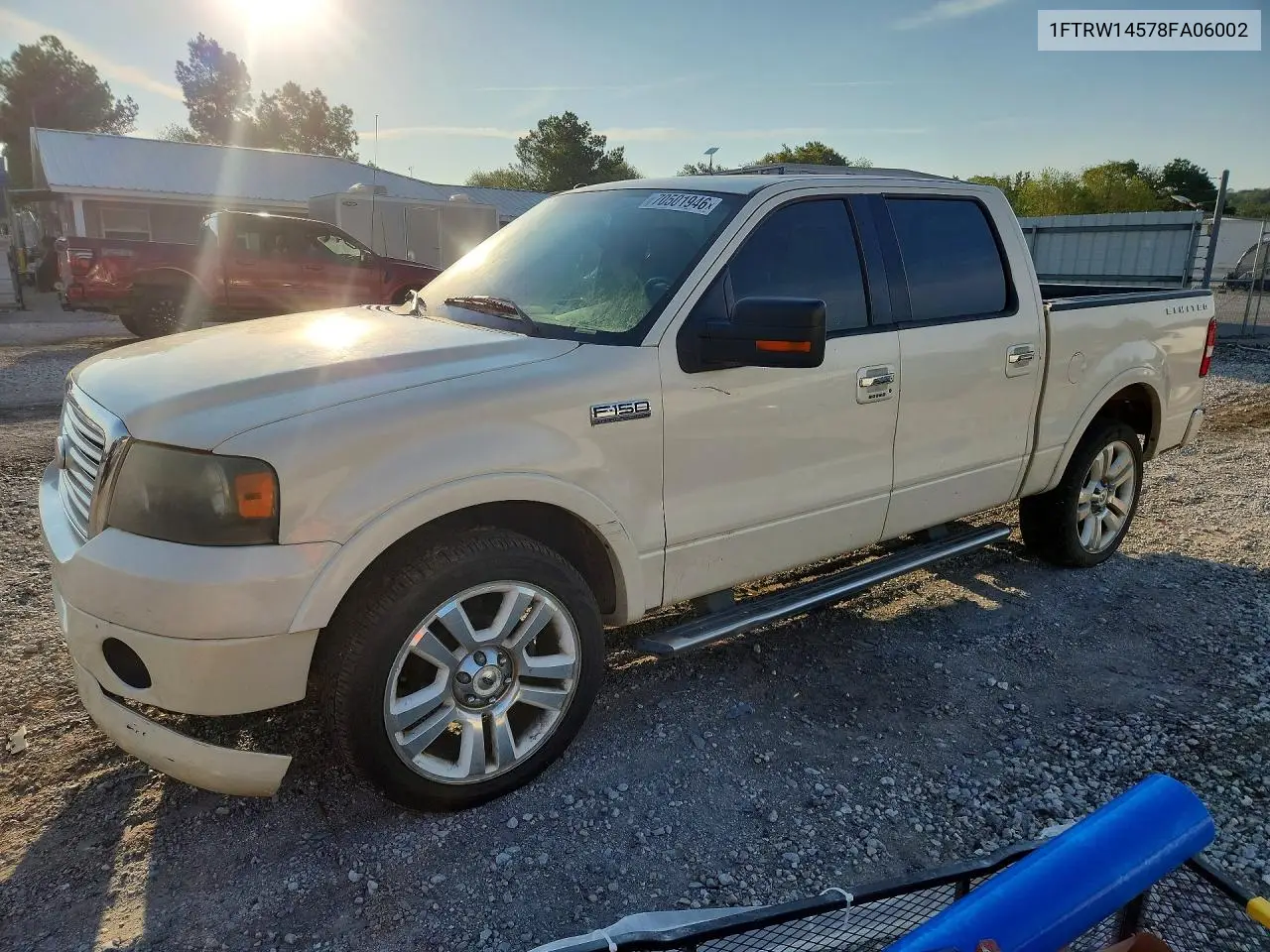 FORD F-150 2008, VIN 1FTRW14578FA06002