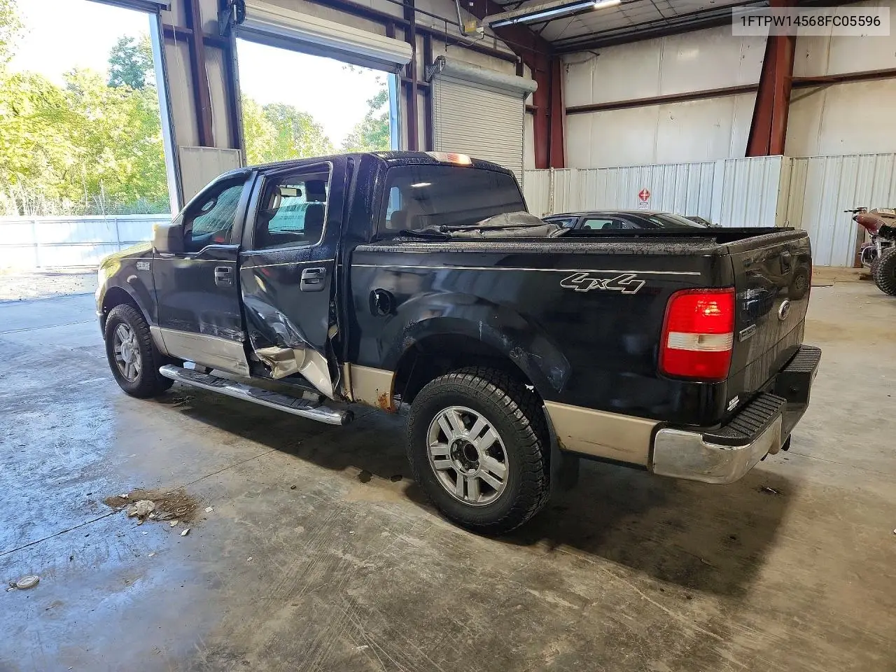 2008 FORD F-150 VIN 1FTPW14568FC05596 — фото 2