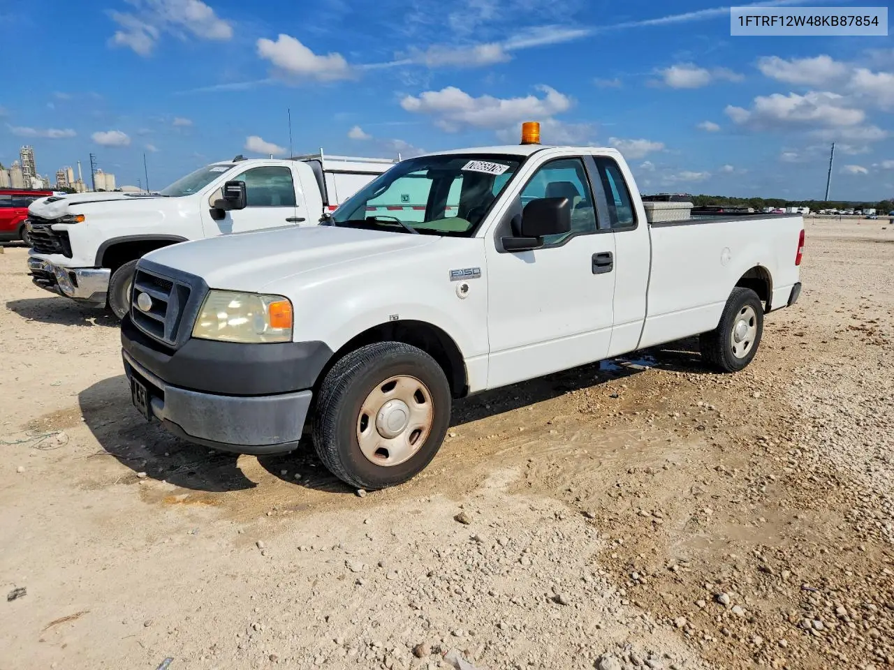 FORD F-150 2008, VIN 1FTRF12W48KB87854