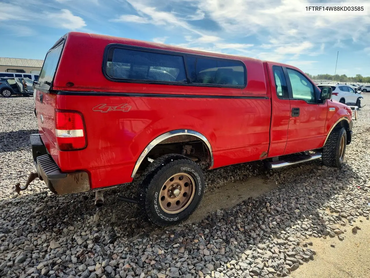 2008 FORD F-150 VIN 1FTRF14W88KD03585 — фото 3
