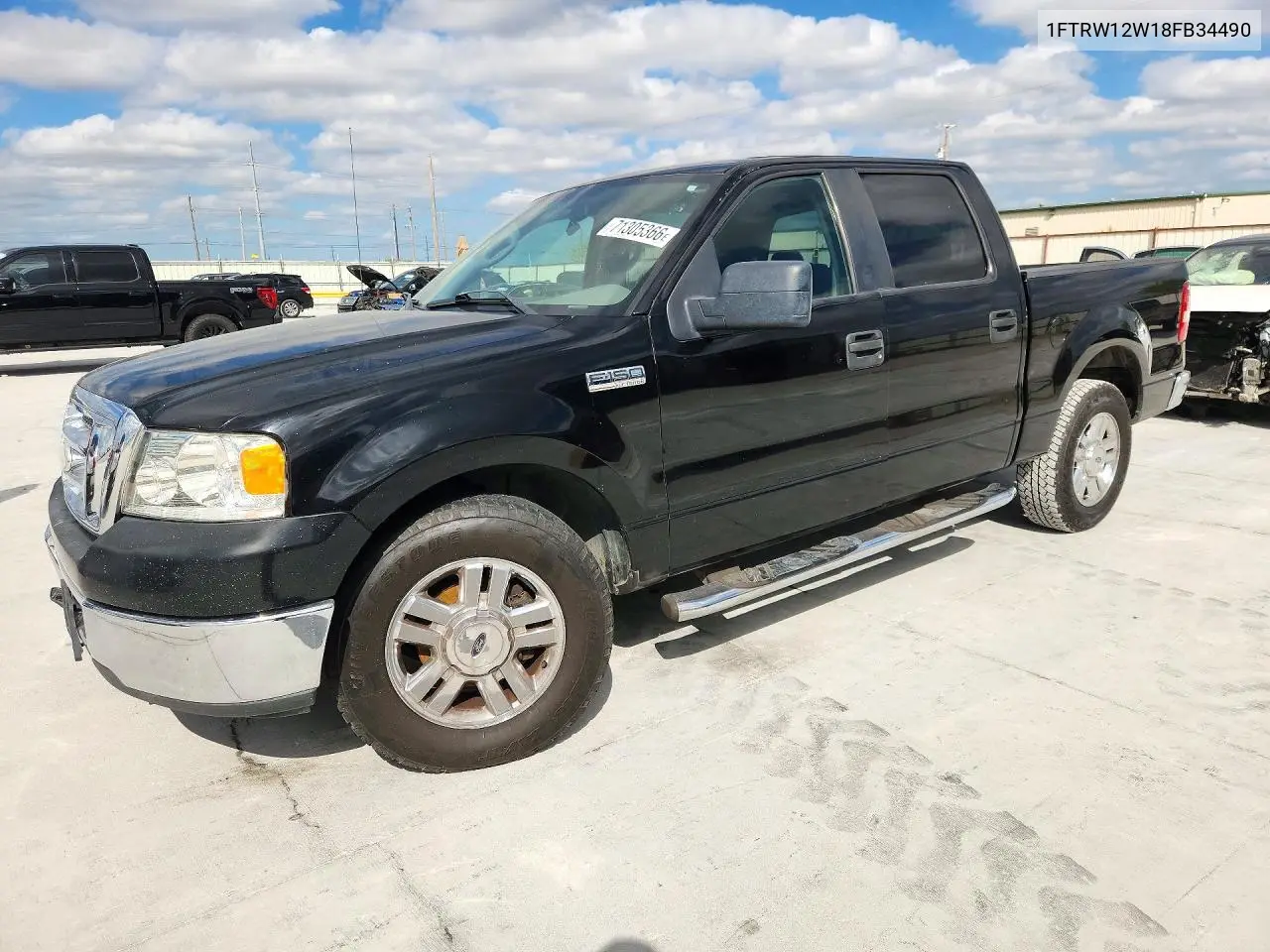 FORD F-150 2008, VIN 1FTRW12W18FB34490