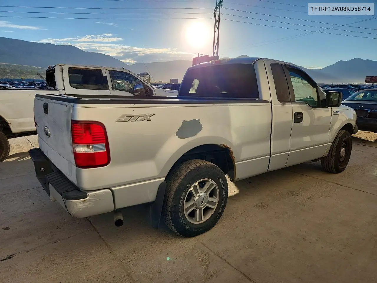 2008 FORD F-150 VIN 1FTRF12W08KD58714 — фото 3