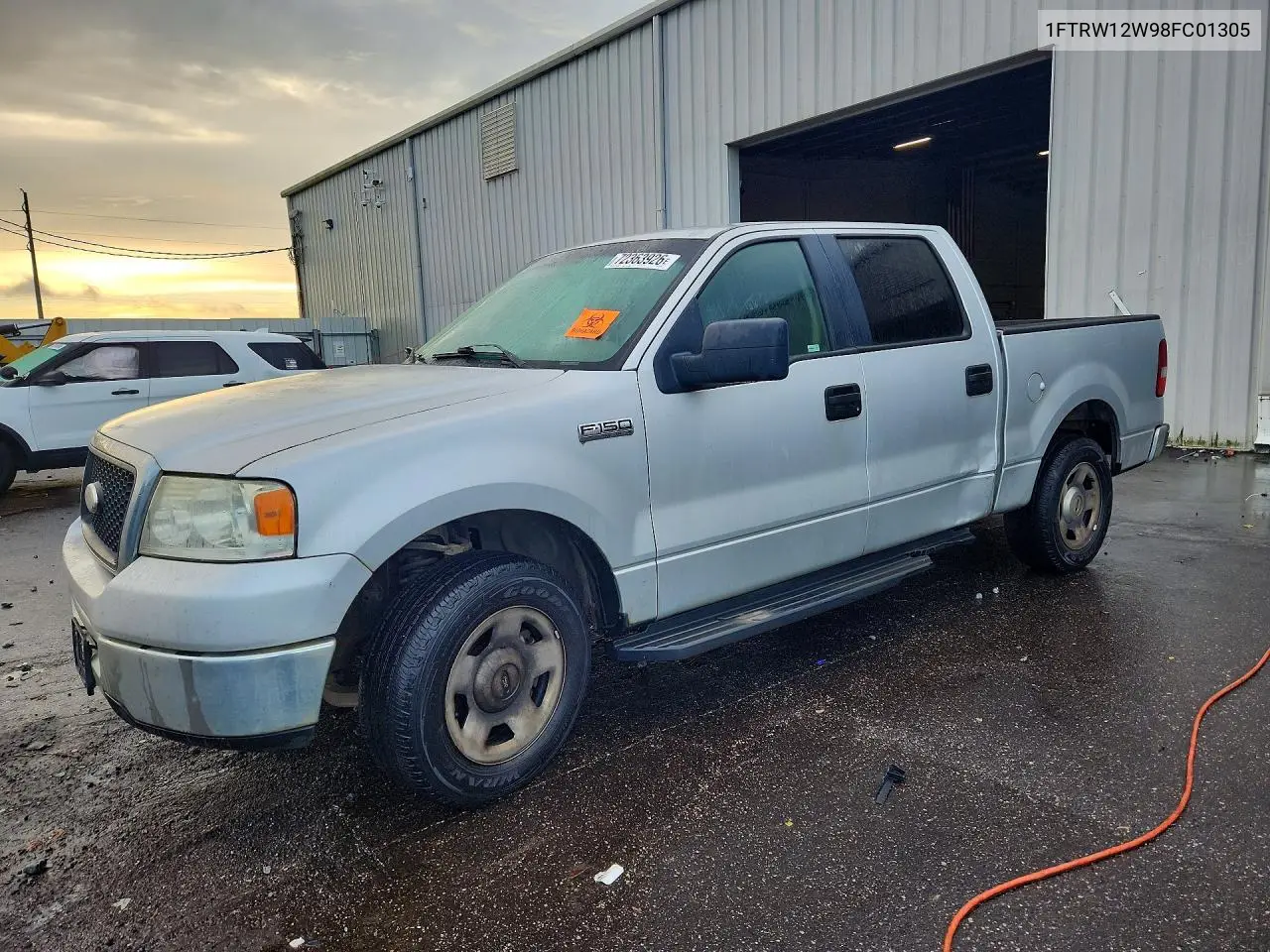 FORD F-150 2008, VIN 1FTRW12W98FC01305