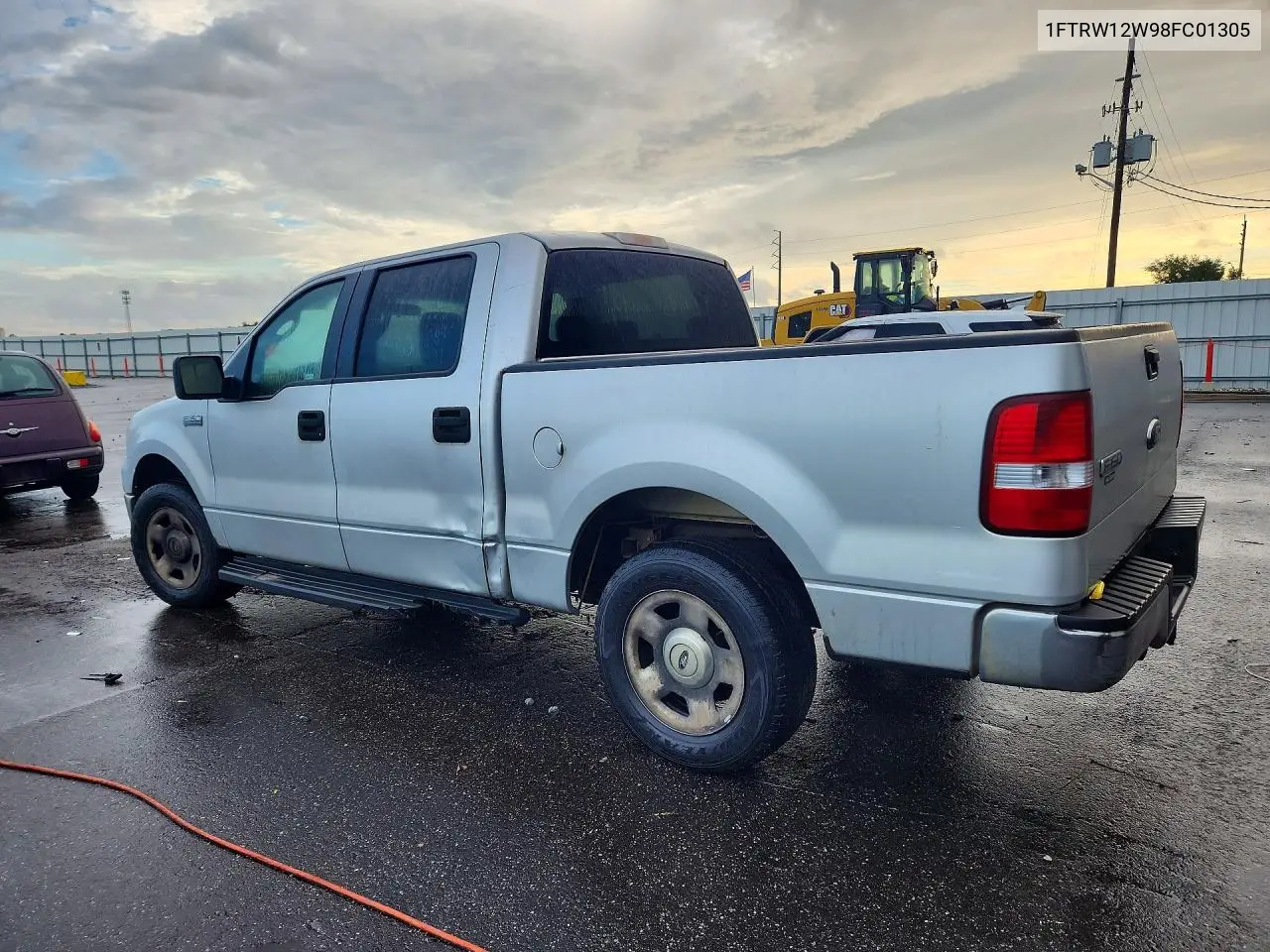 2008 FORD F-150 VIN 1FTRW12W98FC01305 — фото 2