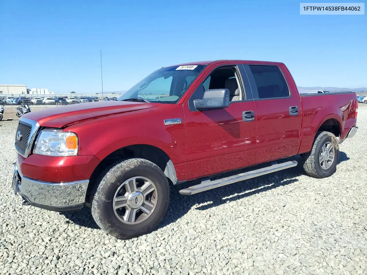FORD F-150 2008, VIN 1FTPW14538FB44062